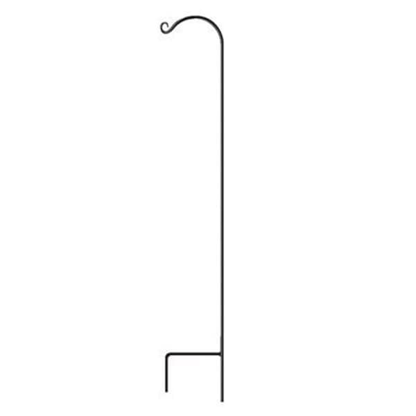 Eat-In Green Thumb Shepherd s Hook Single Black Steel 64-In. EA2669586 - main